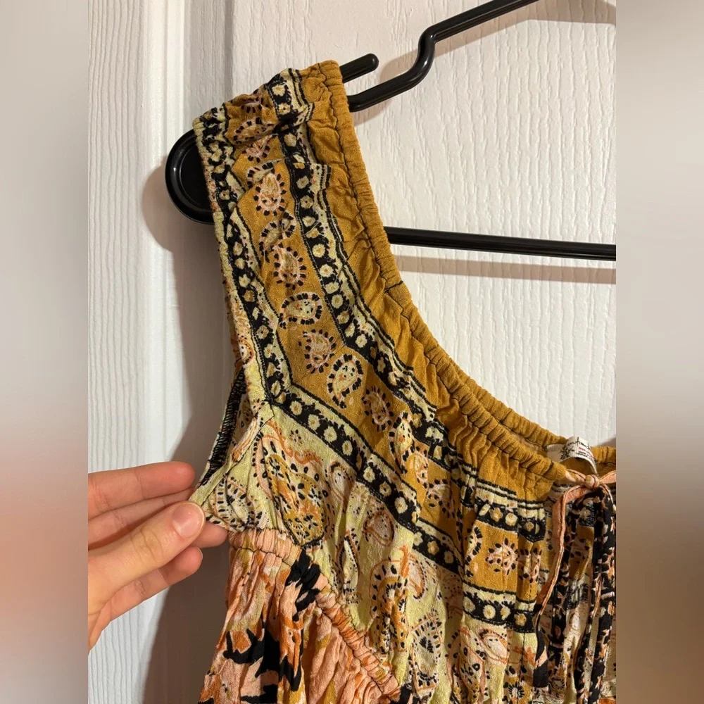 Free People Intimately Bali Mariposa Patterned Colourful Mini Slip Dress Medium - Picture 9 of 16